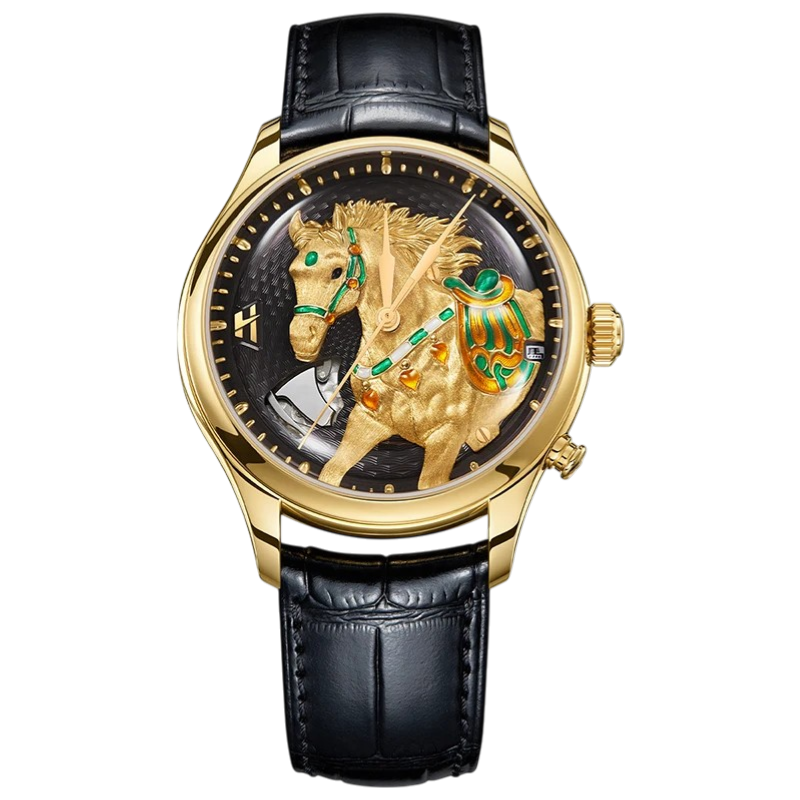 Lucky Harvey ZLS502 - Automatic Horse Watch for Men breitvacher