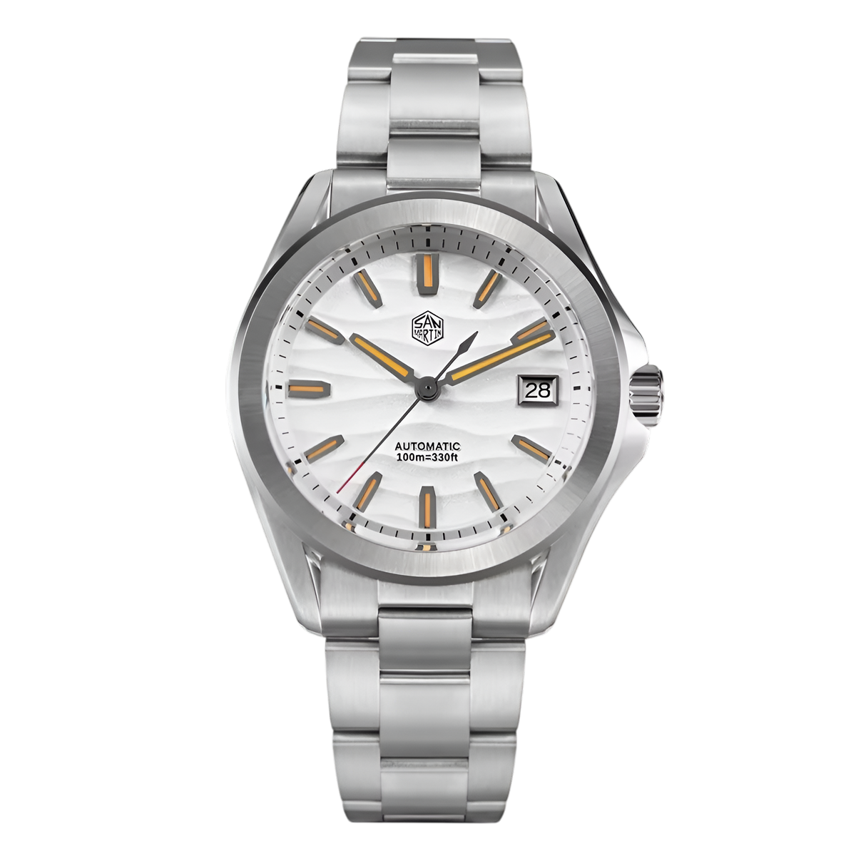 San Martin SN0129C - Sport Automatic Watch with Deset Textured Dial - Dark Edition breitvacher