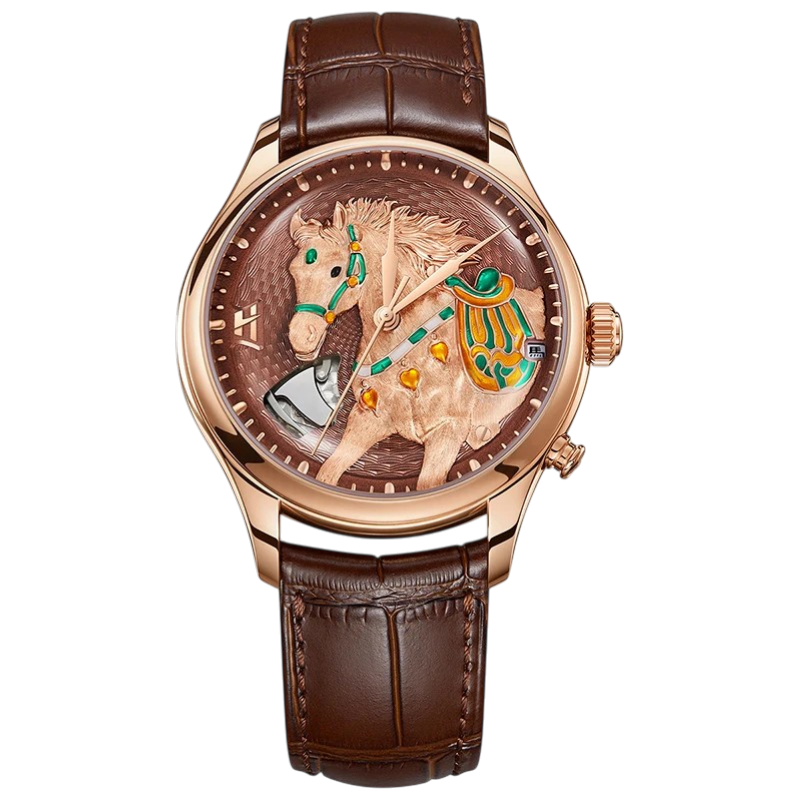 Lucky Harvey ZLS502 - Automatic Horse Watch for Men breitvacher