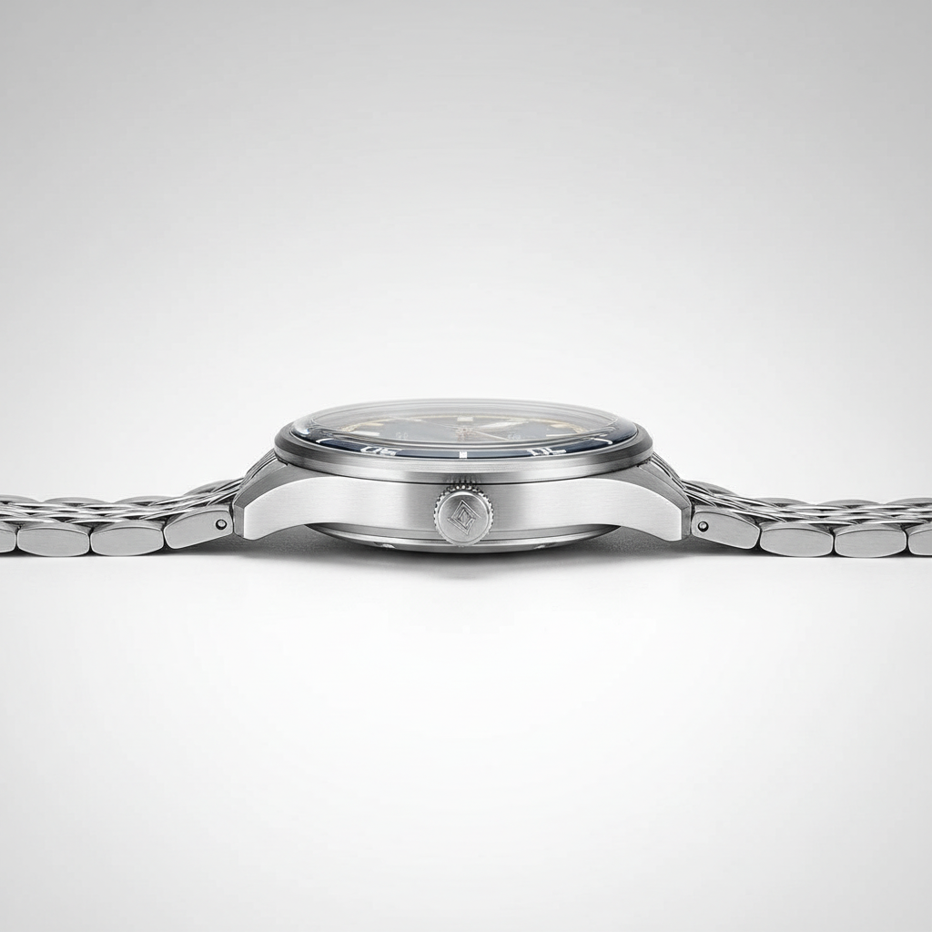 CADISEN 2026 - Automatic - Side profile, crown detail