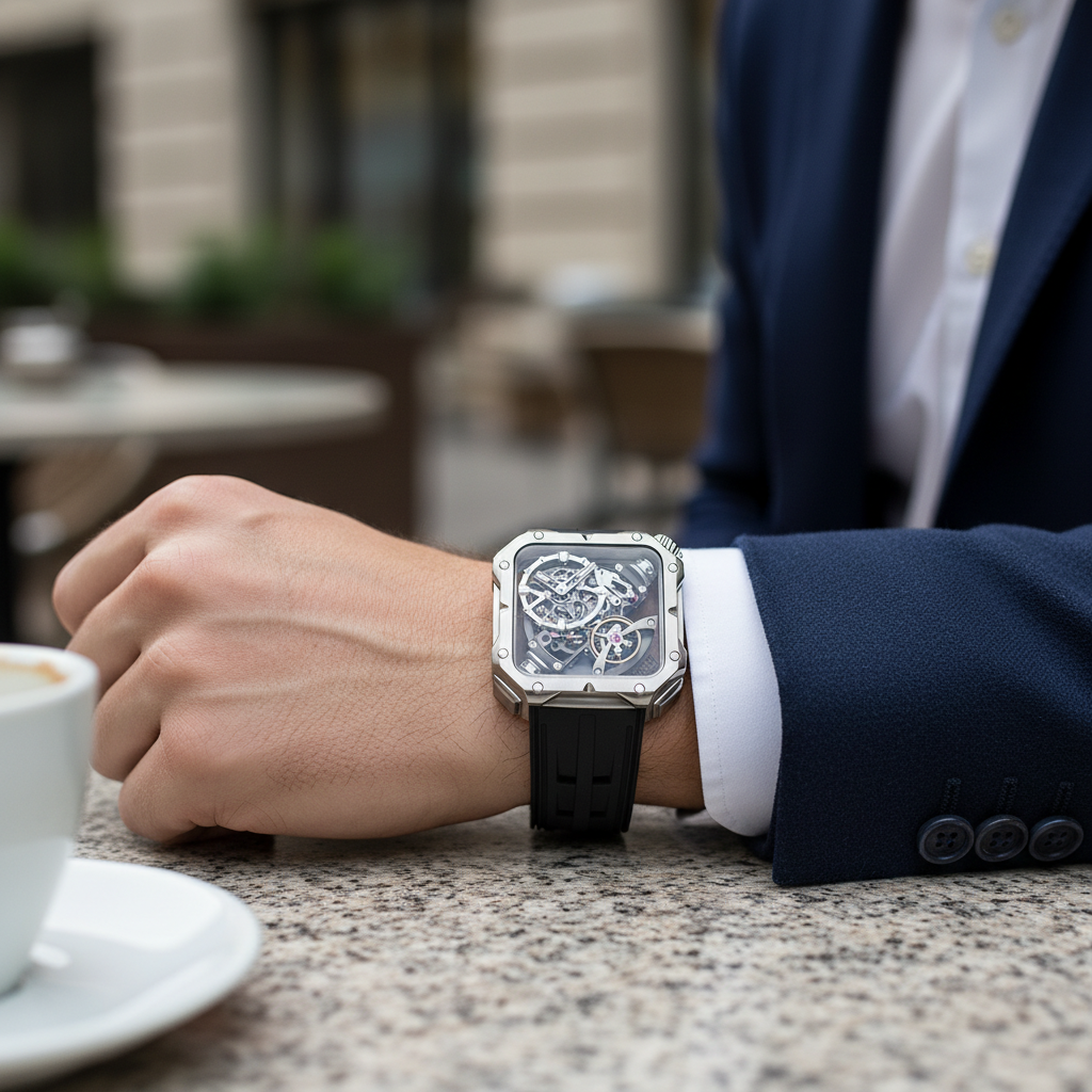 BONEST-GATTI-BG4001-Tonneau-Automatic-Watch-Wrist-Shot-Luxury-Lifestyle