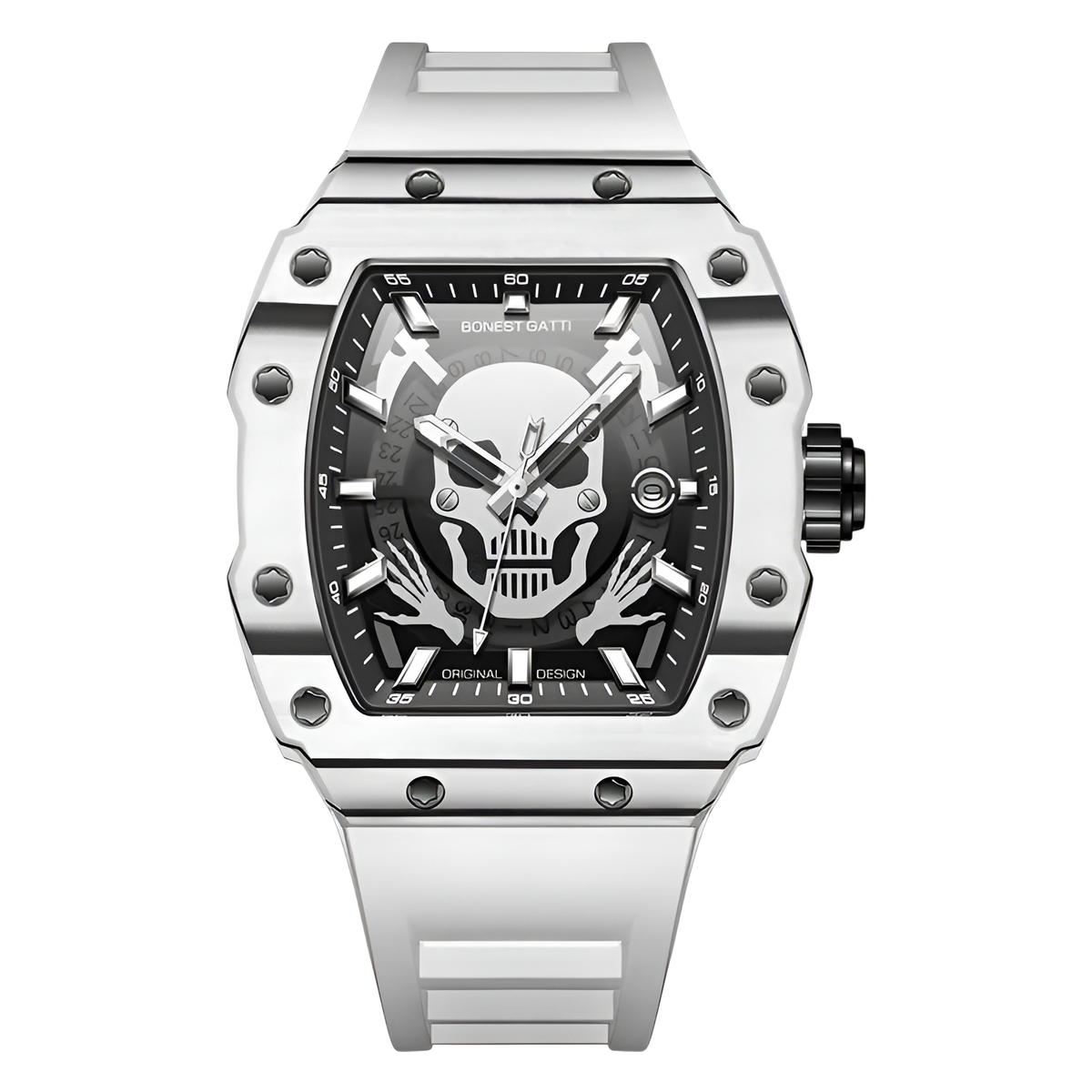 BONEST GATTI BG9908 – Automatic Skeleton Watch Carbon Fiber breitvacher