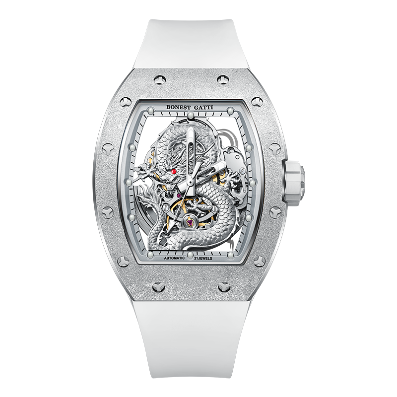 BONEST GATTI BG5003 - Ske - silver white dragon