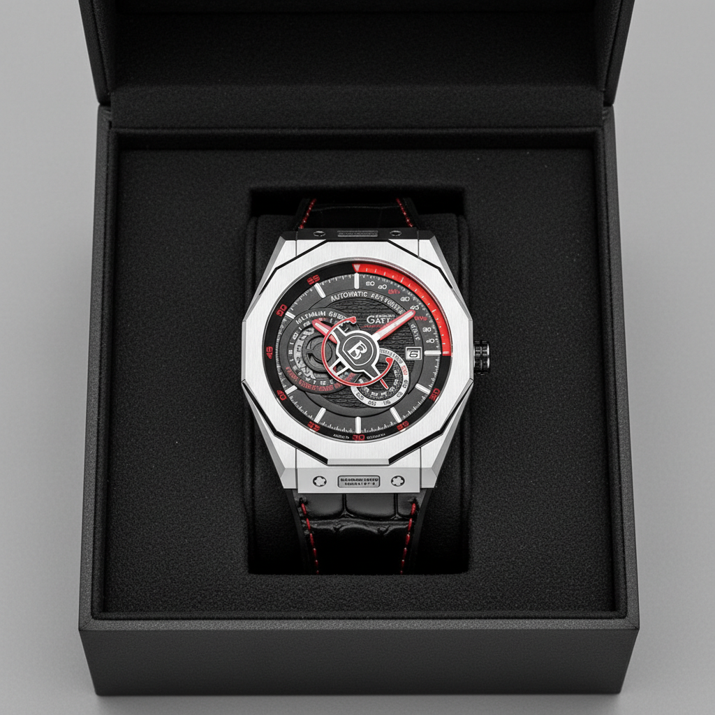 Bonest Gatti BG8601-B King’s Speed Series automatic watch presented in luxury storage box