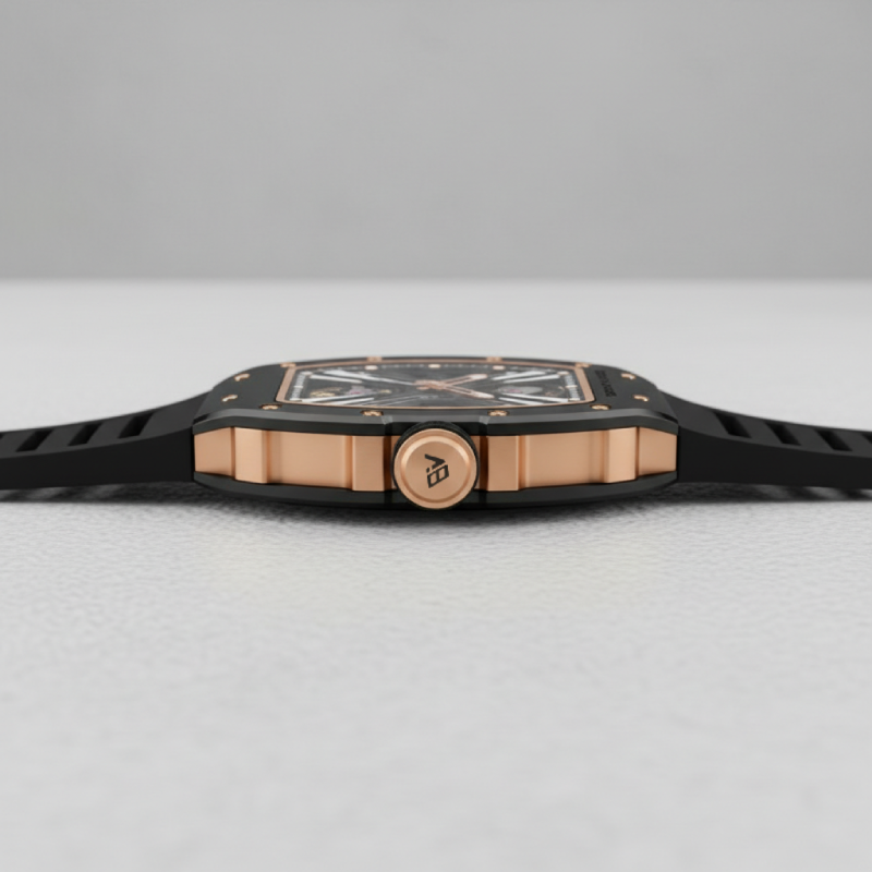 BREAITVACHER 91904 - Auto - side profile, rose gold crown