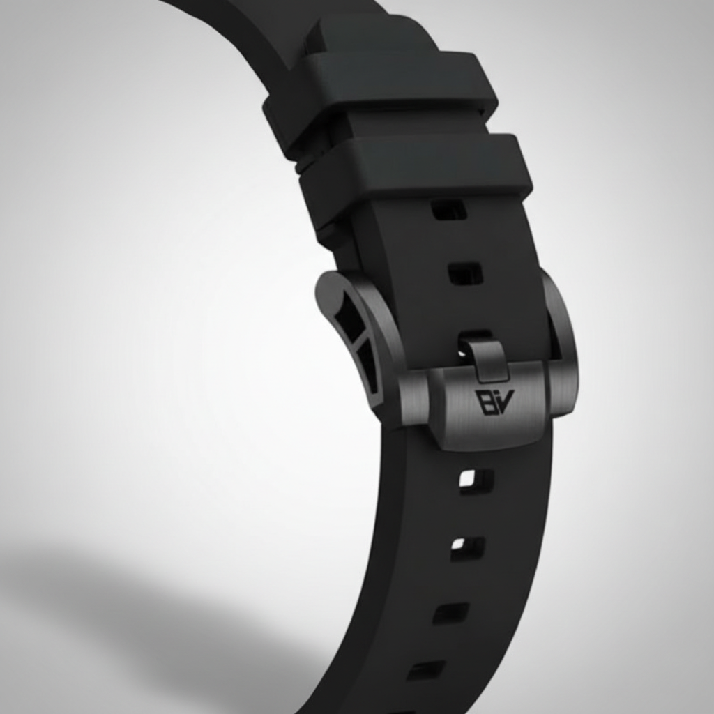BREAITVACHER 91904 - Auto - rubber strap, branded buckle