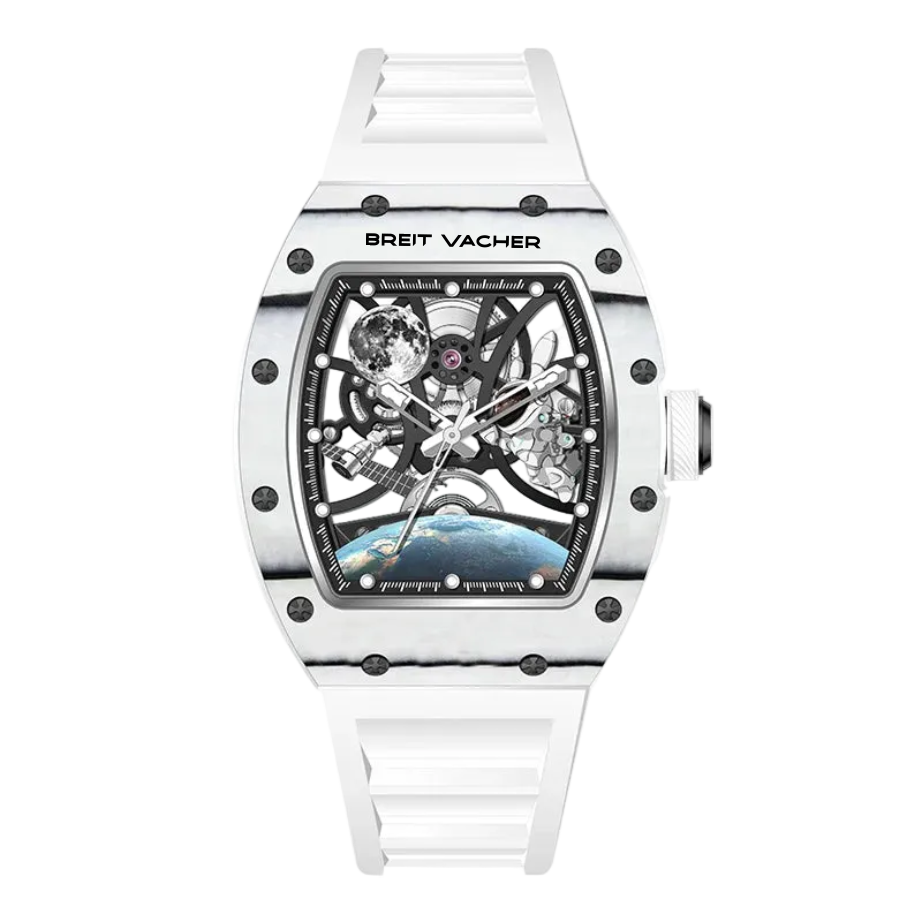 BREITVACHER 2025 - Automatic Mechanical Watch - White Carbon