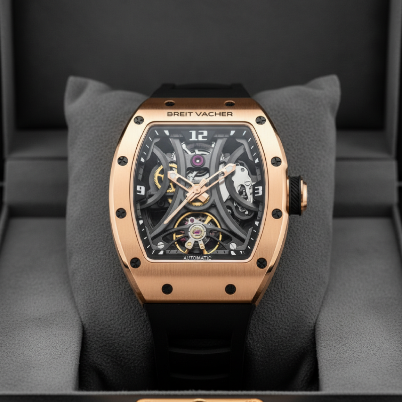 BREITVACHER 91901 - Mecha - Presentation box, watch, accessories