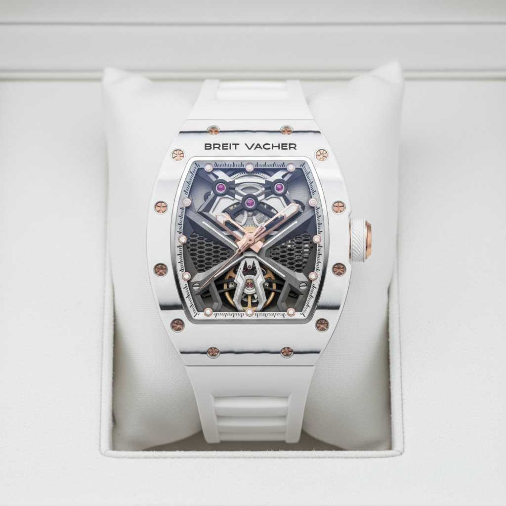 BREITVACHER 91905 - Men A - In white watch box, presentation display