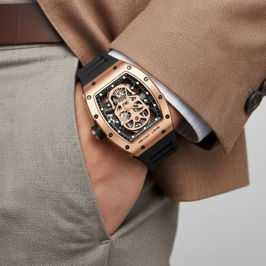BREITVACHER 91907 - Autom - On wrist blue suit
