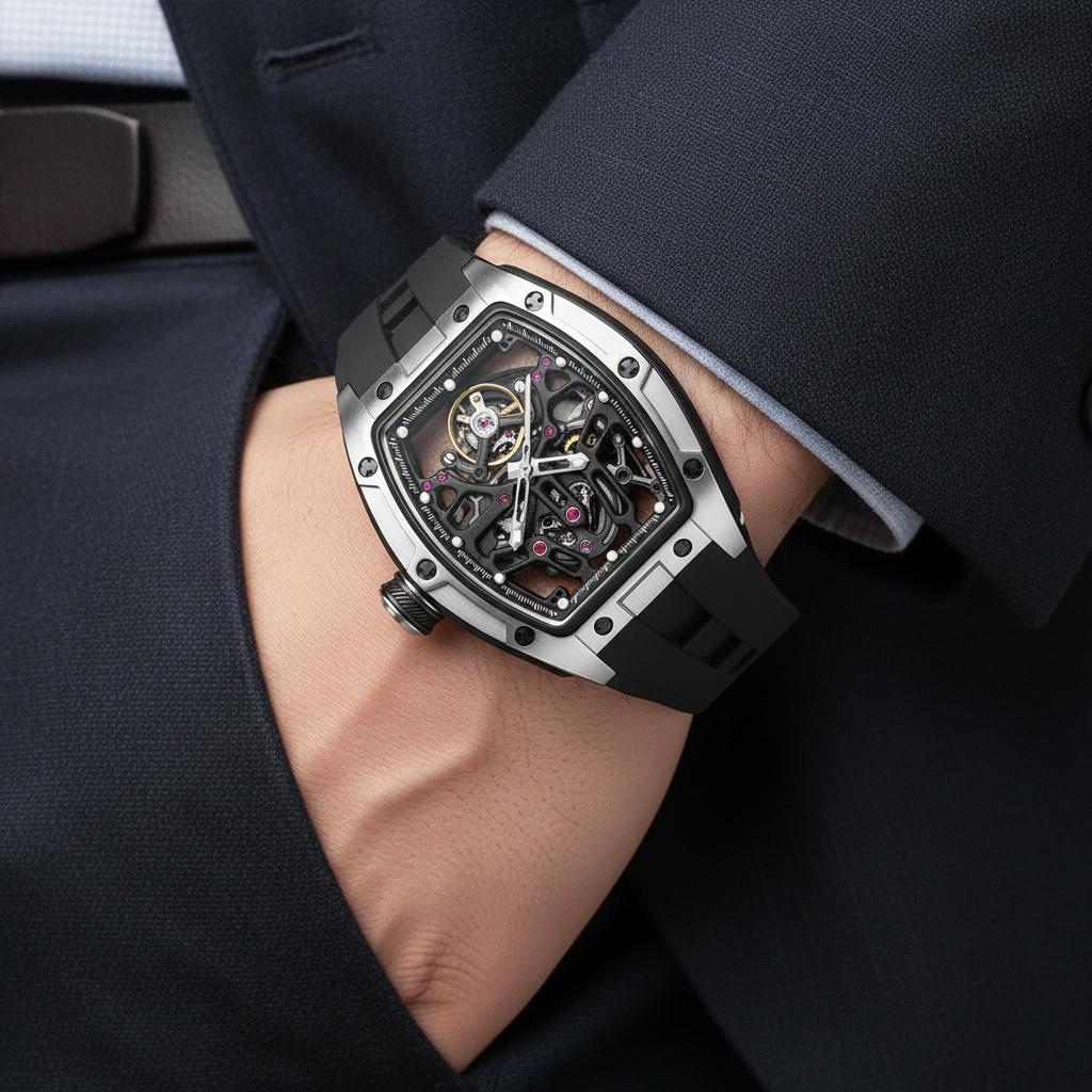 BREITVACHER 91981 - Men A - on wrist, suit, sophisticated, lifestyle