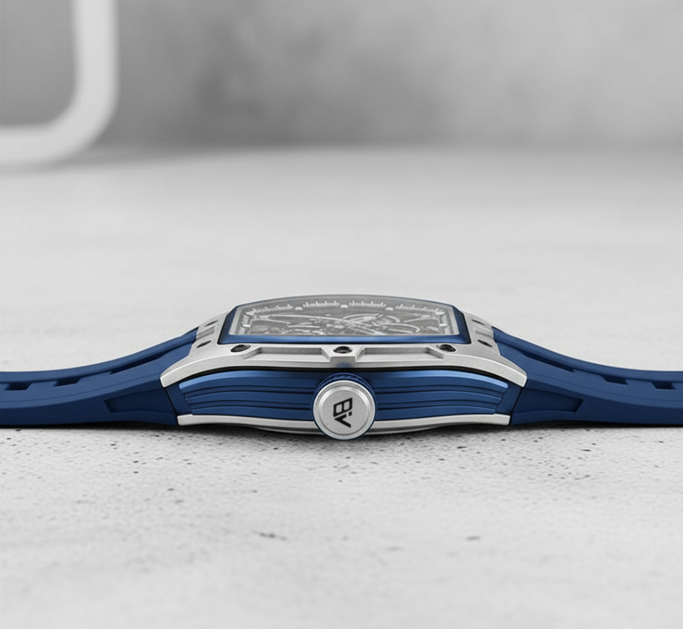 BREITVACHER 91983 - Autom - side profile, silver case