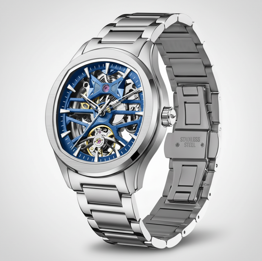 BREITVACHER 9204G5 - Auto - angled blue dial