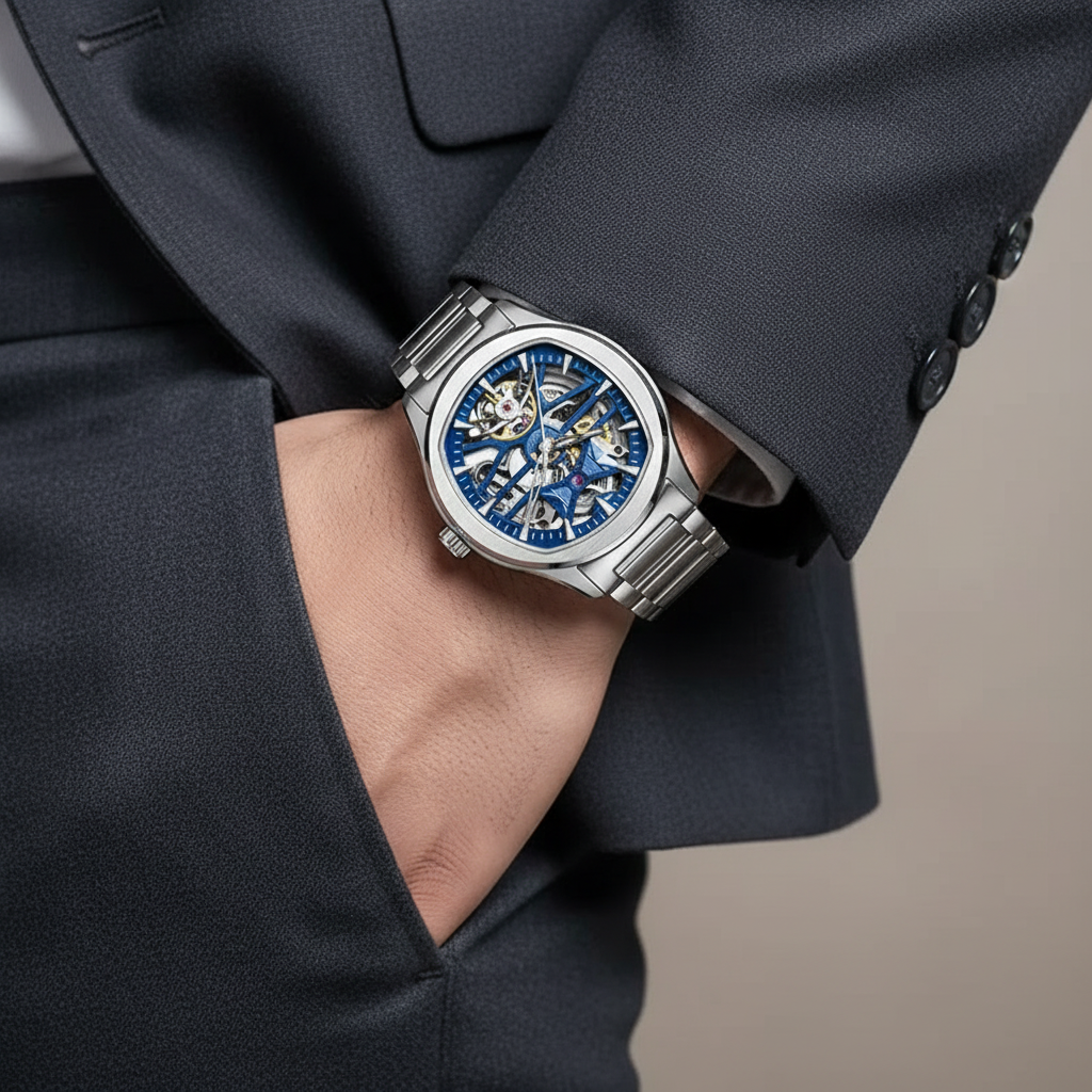 BREITVACHER 9204G5 - Auto - wrist blue suit