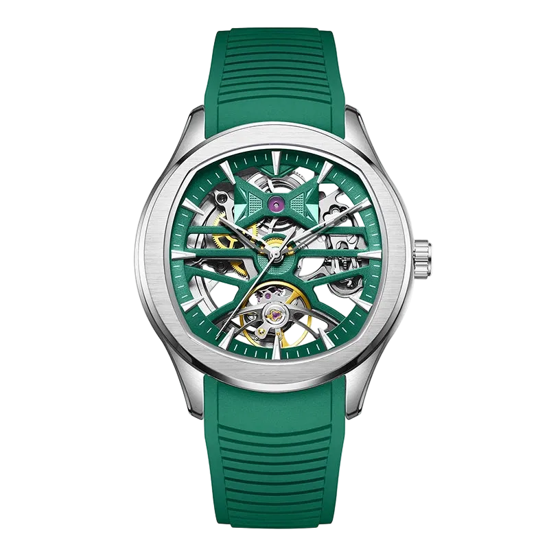 BREITVACHER 9204G5 - Men - prominent front, green skeleton