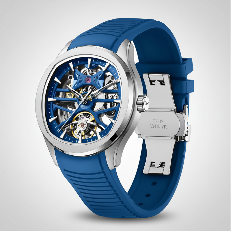 BREITVACHER 9204G5 - Men - diagonal view, polished case