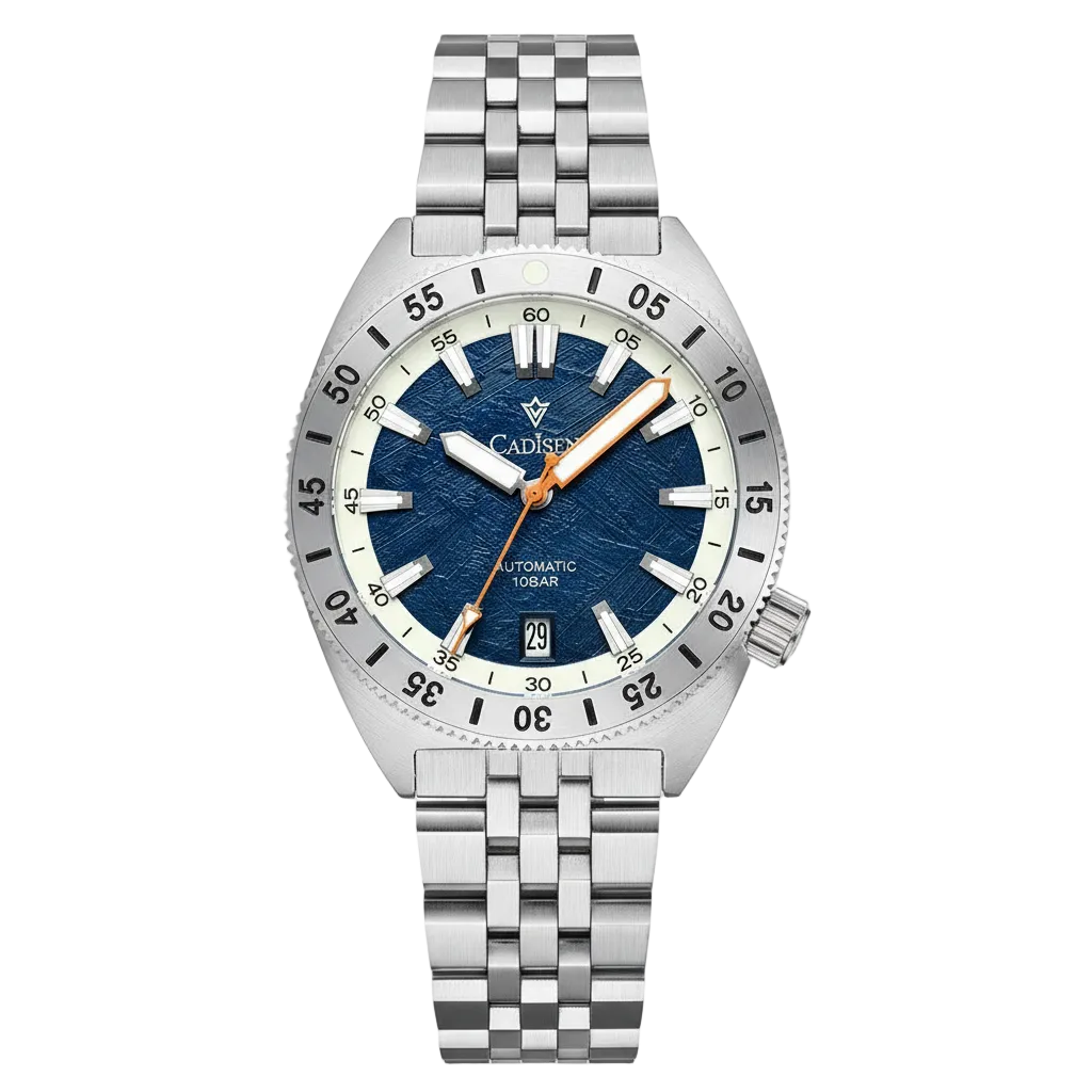 CADISEN Automatic Watch Blue Watch