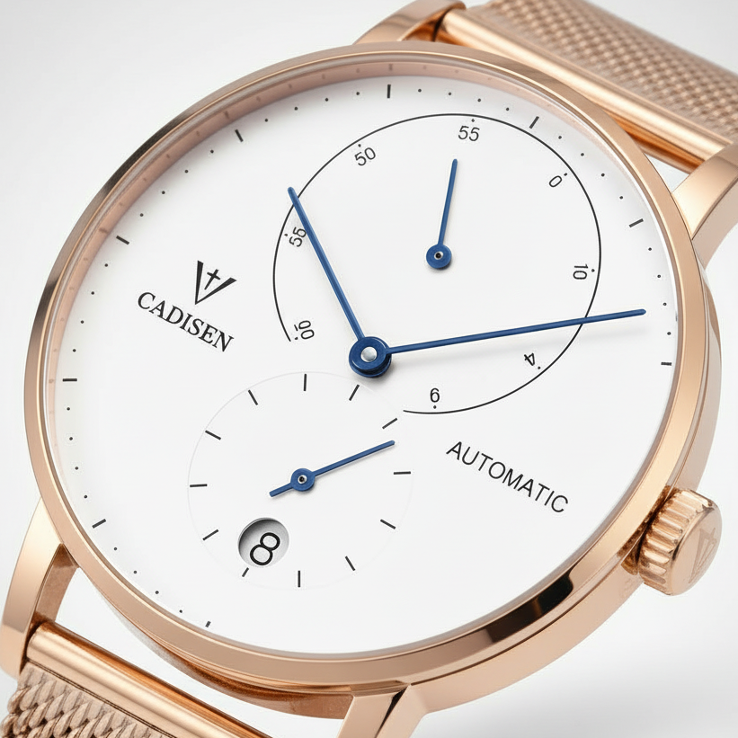 CADISEN C1030 - Automatic Mechanical Watch - Luxury Elegance DIal