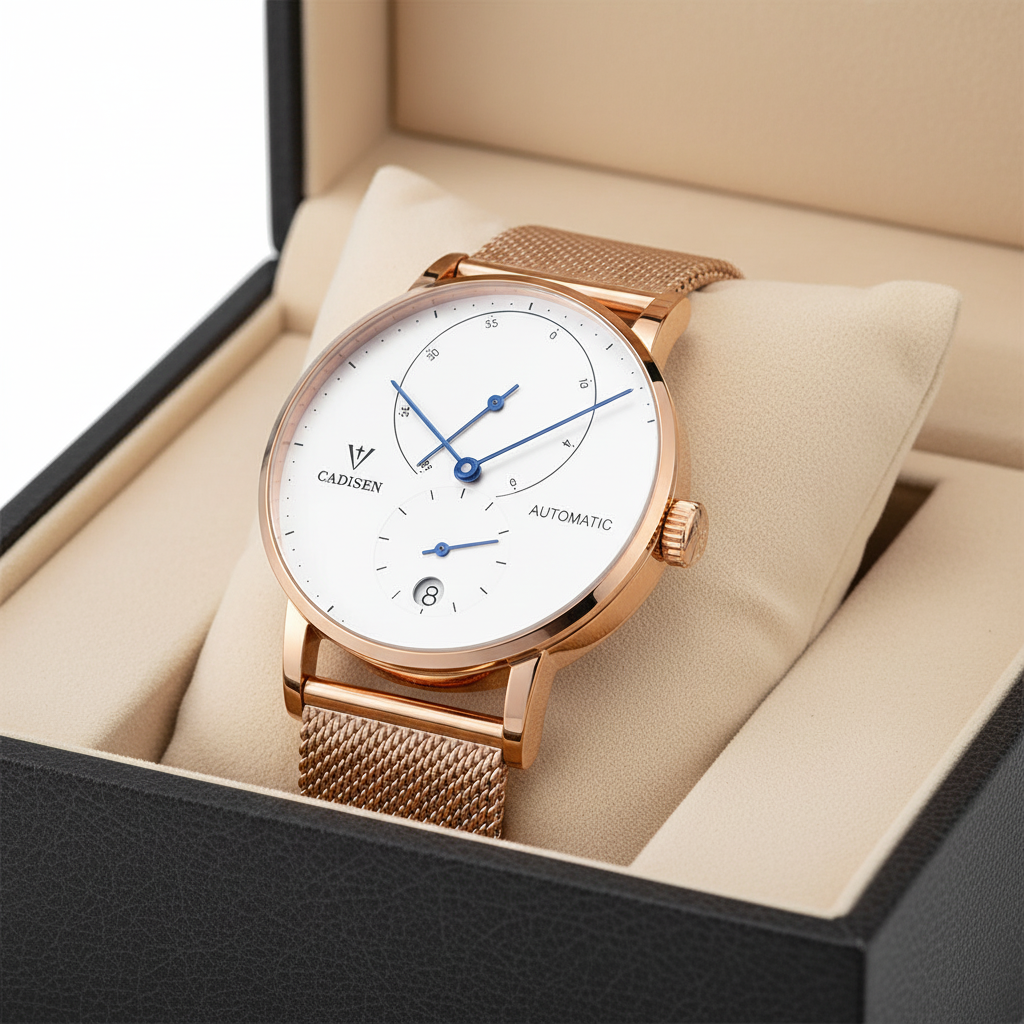 CADISEN C1030 - Automatic Mechanical Watch - Luxury Elegance Presentation Box