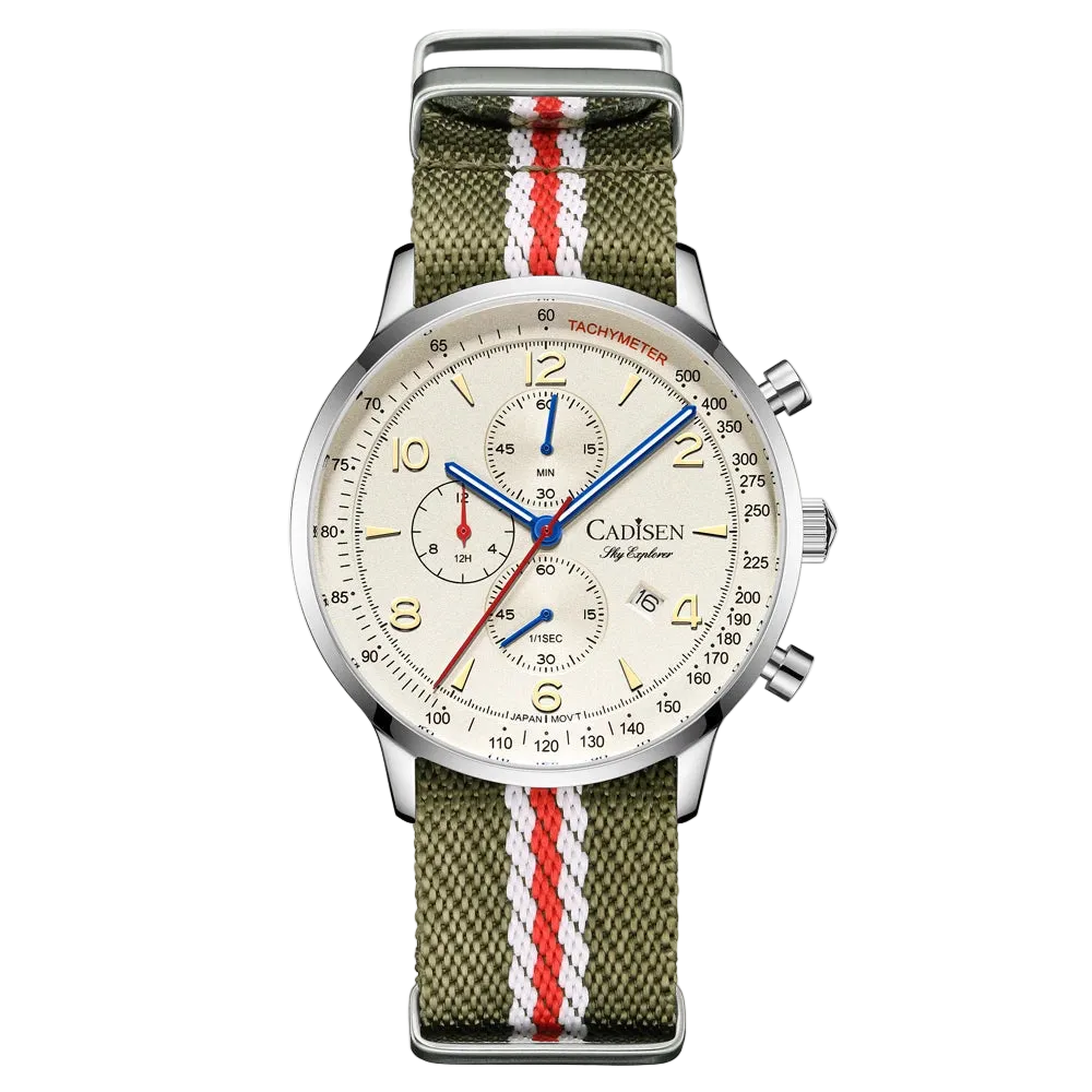 CADISEN C7067 - Quartz Watches For Men Chronograph watch