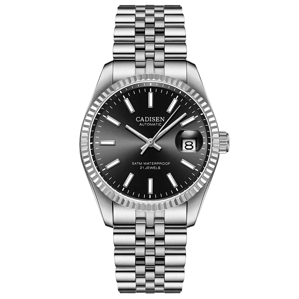 CADISEN C8053 - Men Autom - Silver Black face