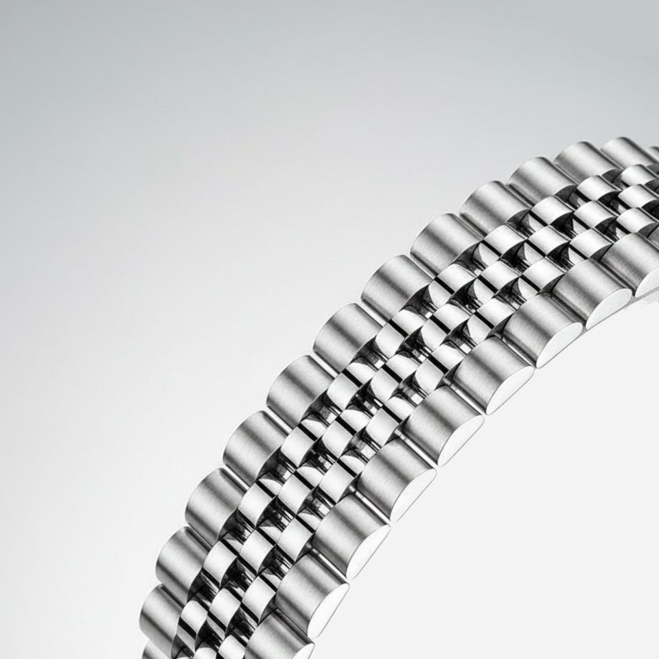 CADISEN C8053 - Men Autom - jubilee bracelet, polished links, detailed