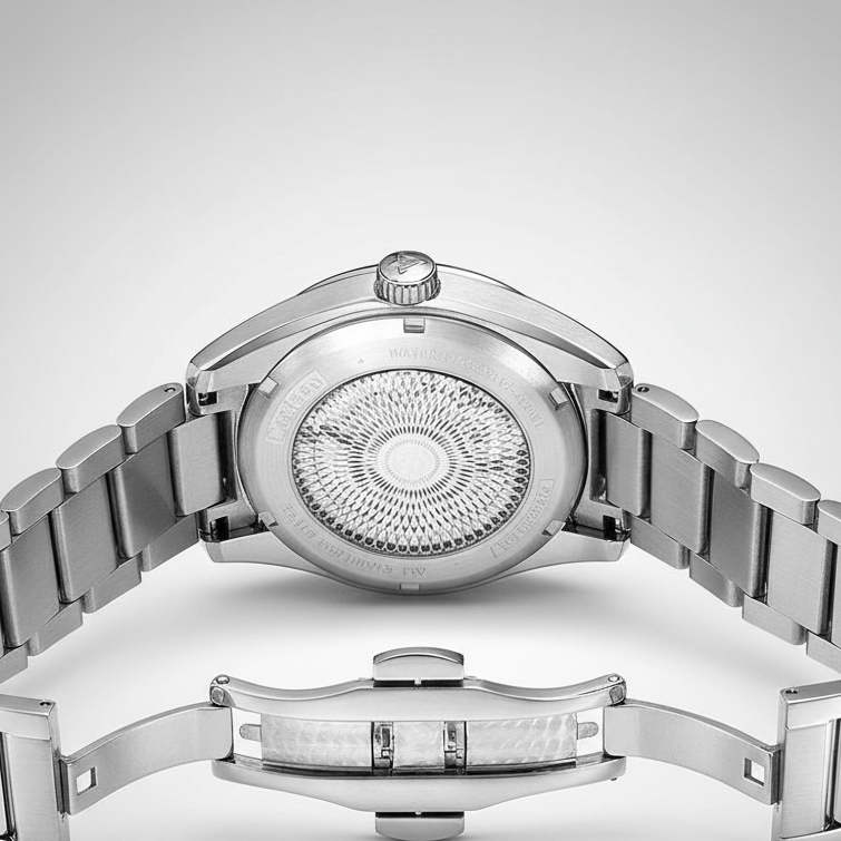 CADISEN C8226 - Mechanica - Case back engraving open clasp
