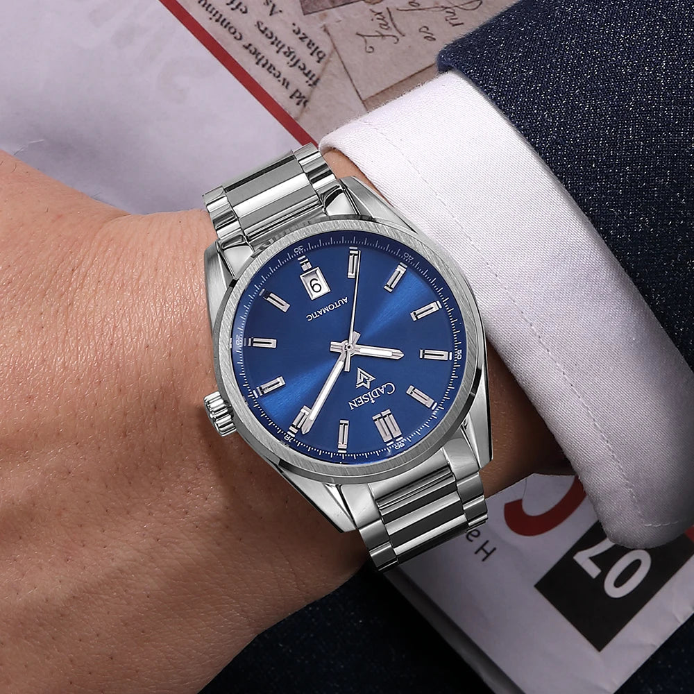 CADISEN C8227 - Automatic - On wrist, business attire