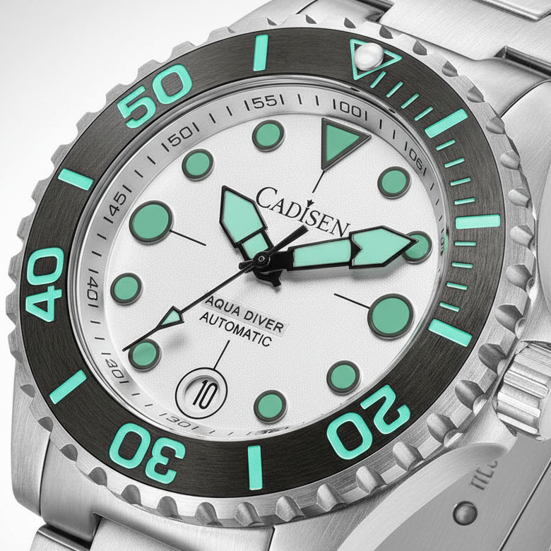CADISEN C8232M - Automati - Dial bezel details