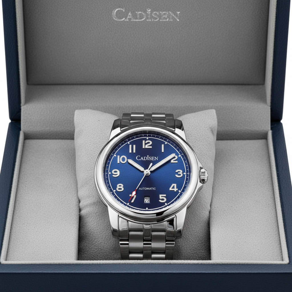 CADISEN C8235 - Top-down view, full watch