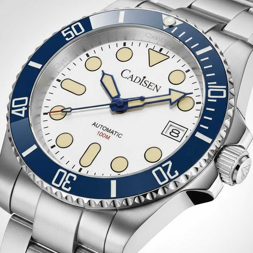 CADISEN C8238 - Automatic Mechanical Watch - Stainless Steel Dial