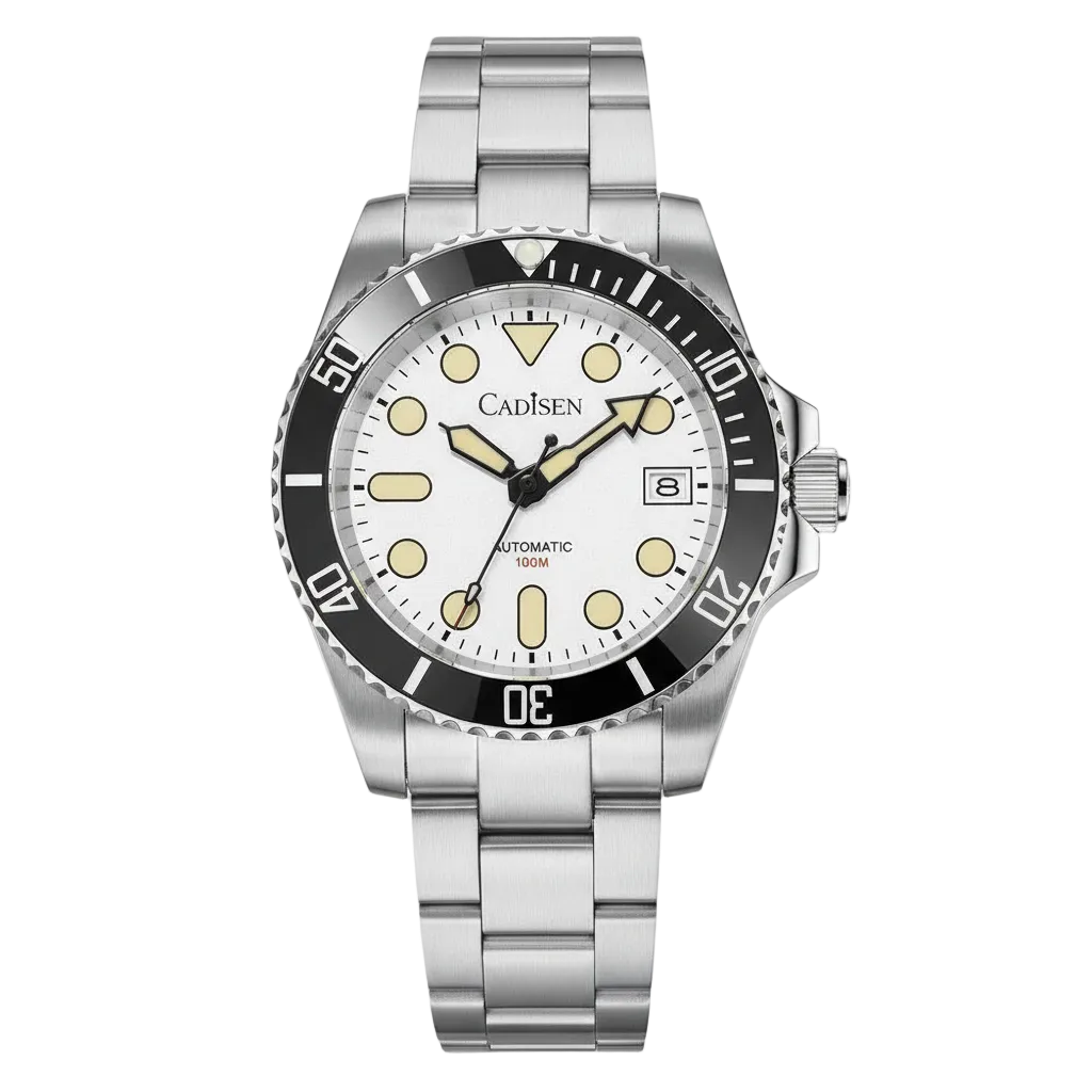 CADISEN C8238 - Automatic Mechanical Watch - Stainless Steel Full watch Gray