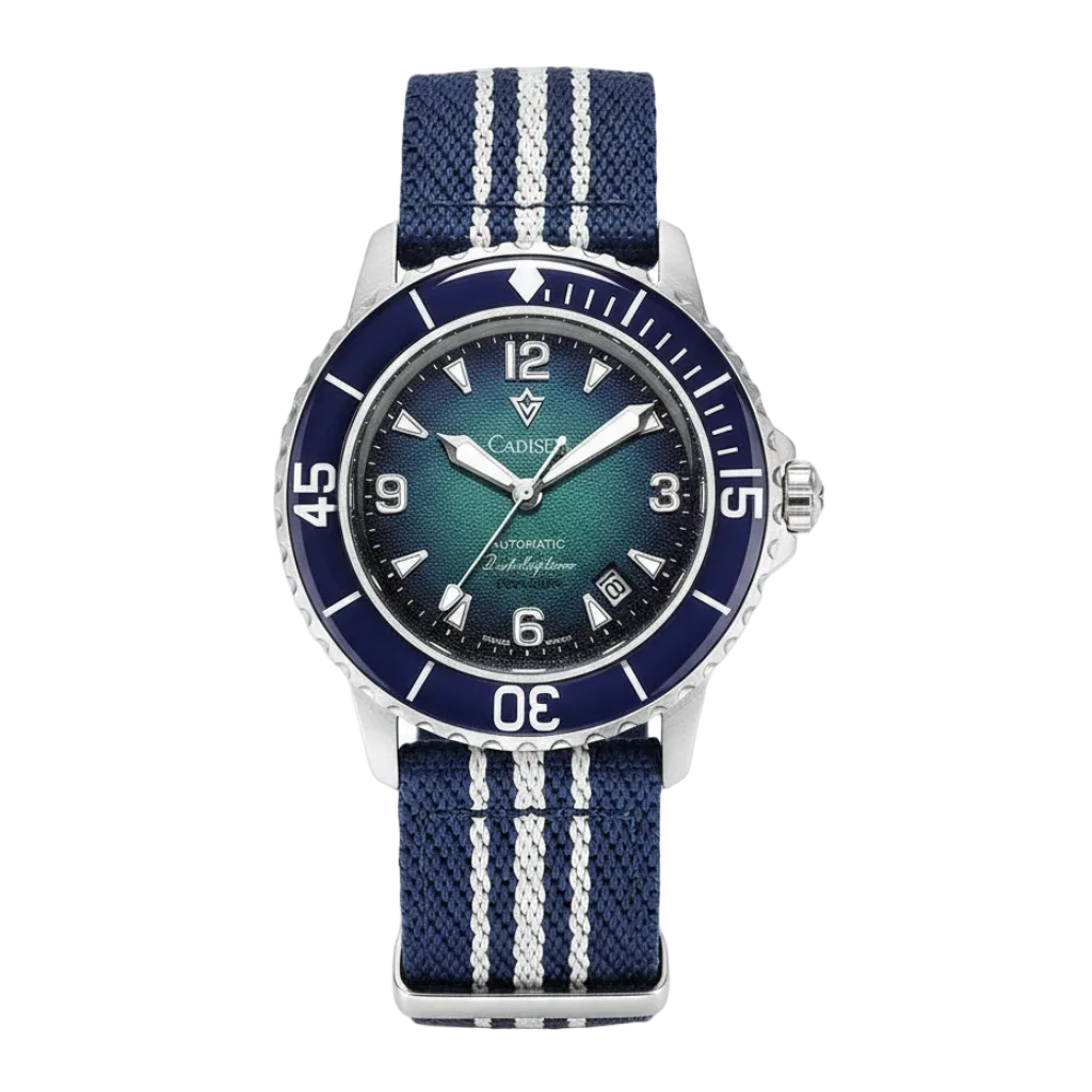 CADISEN C8239 - Automatic Mechanical Watch Luxury Full watch Blue Green
