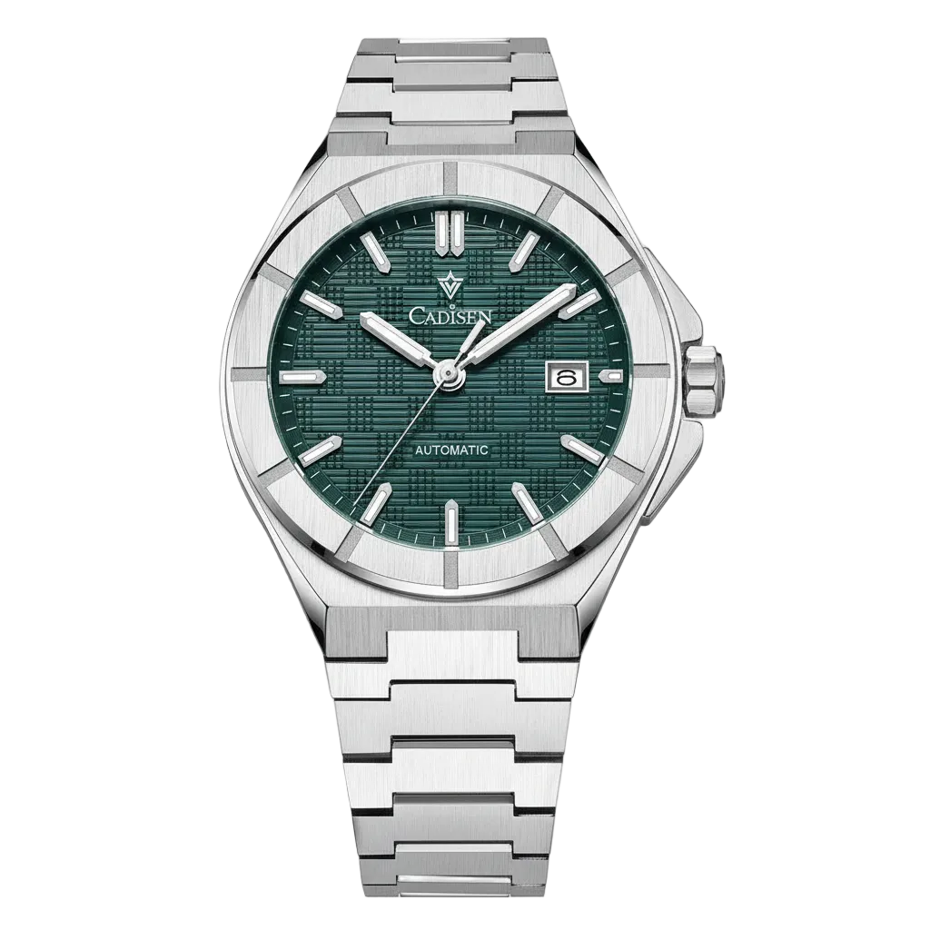 CADISEN C8242 - Luxury Automatic Watch For Men Full view Green