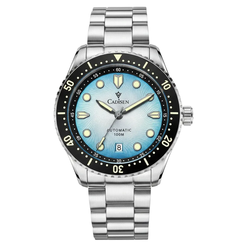CADISEN C8245 - Men Autom - Full front, blue dial