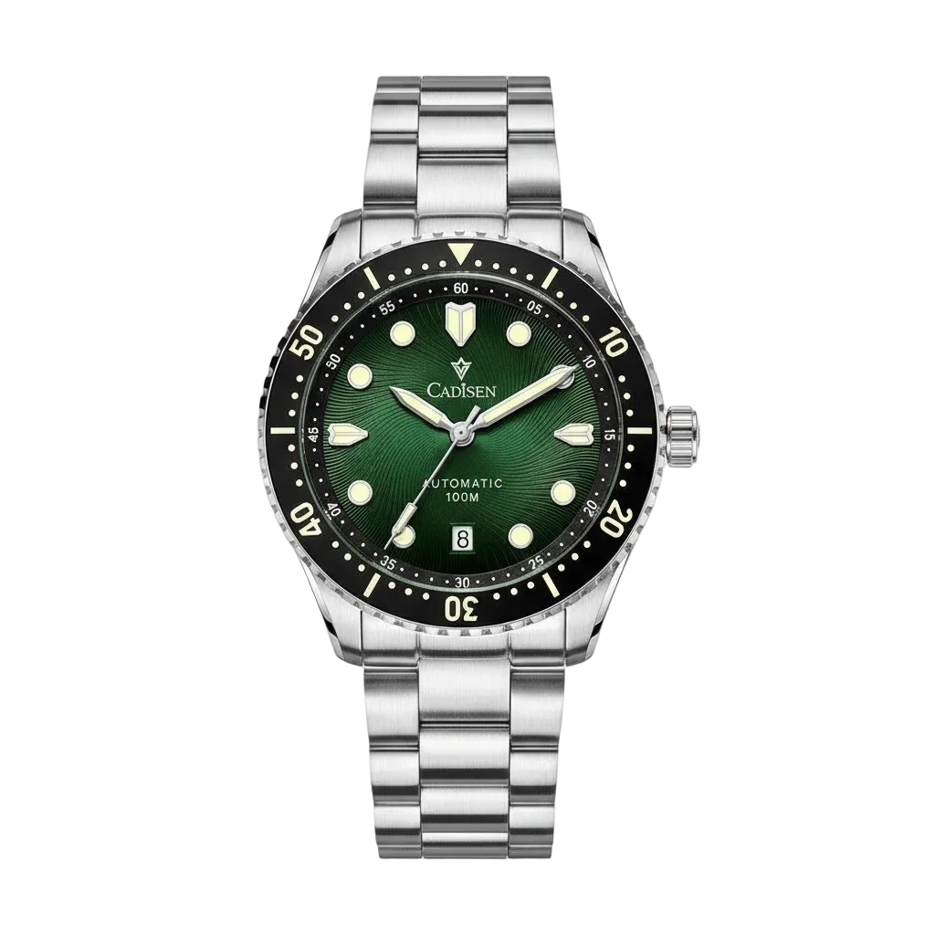 CADISEN C8245 - Men Autom - Full front, green dial