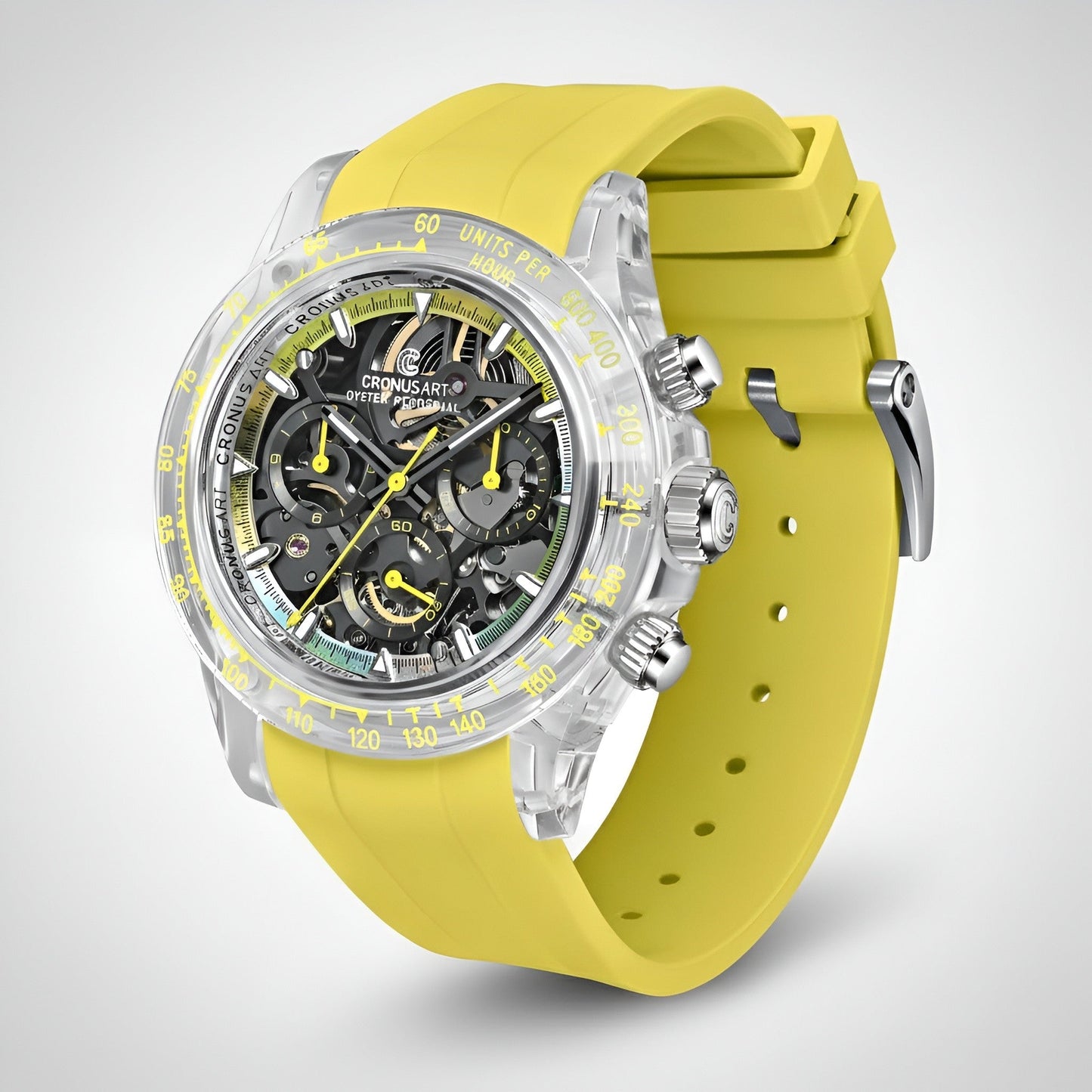 CRONUSART CM021-001 - Men's Automatic Mechanical Watch side angle