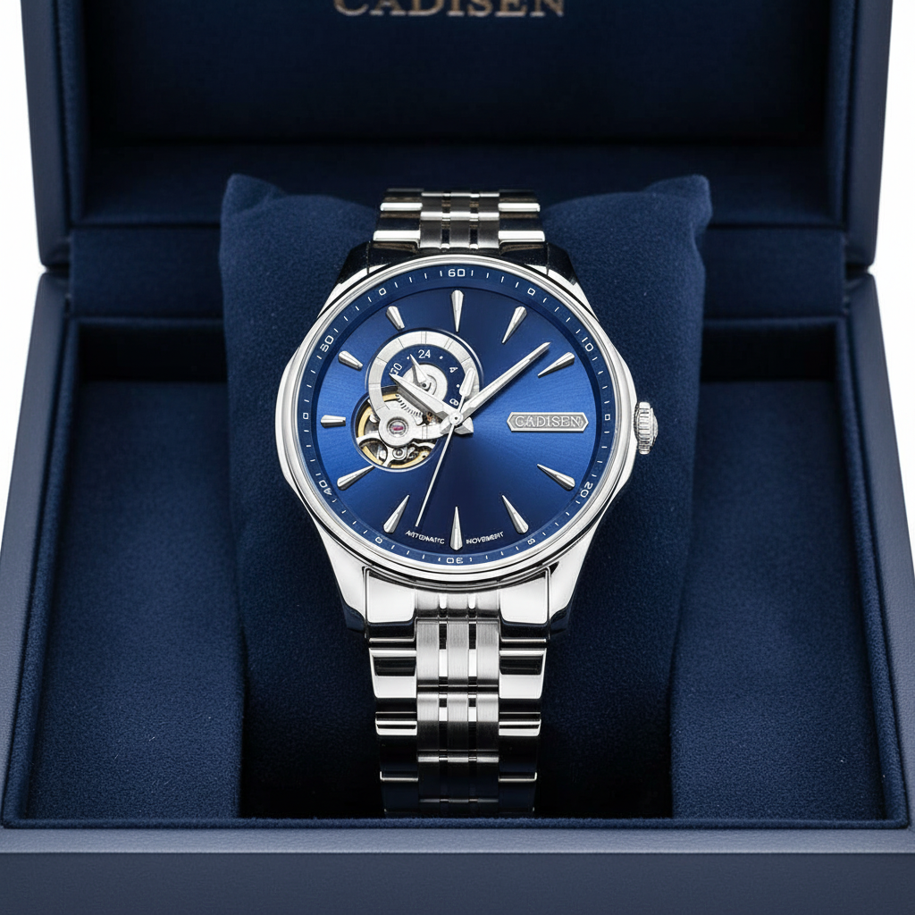 Cadisen C8168 - Men Autom - Elegant gift box, dark blue