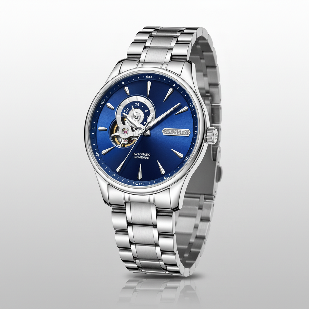 Cadisen C8168 - Men Autom - Angled view, reflective surface