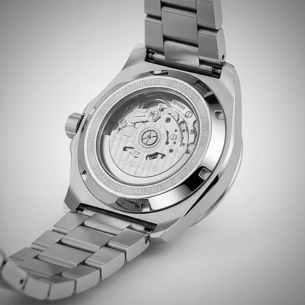 Cadisen C8193 - Men Autom - Exhibition case back movement