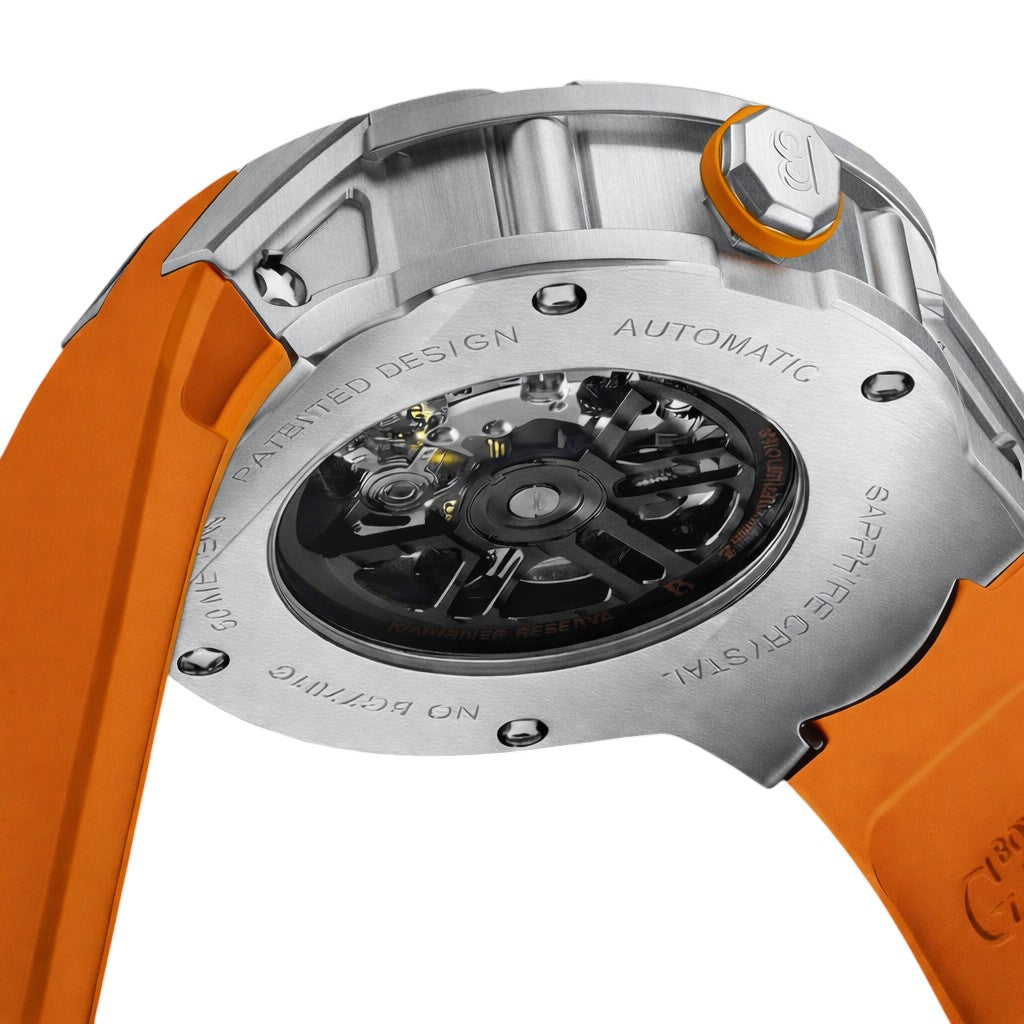 BONEST GATTI BG7701 Men's Automatic Skeleton Watch - Light Edition
