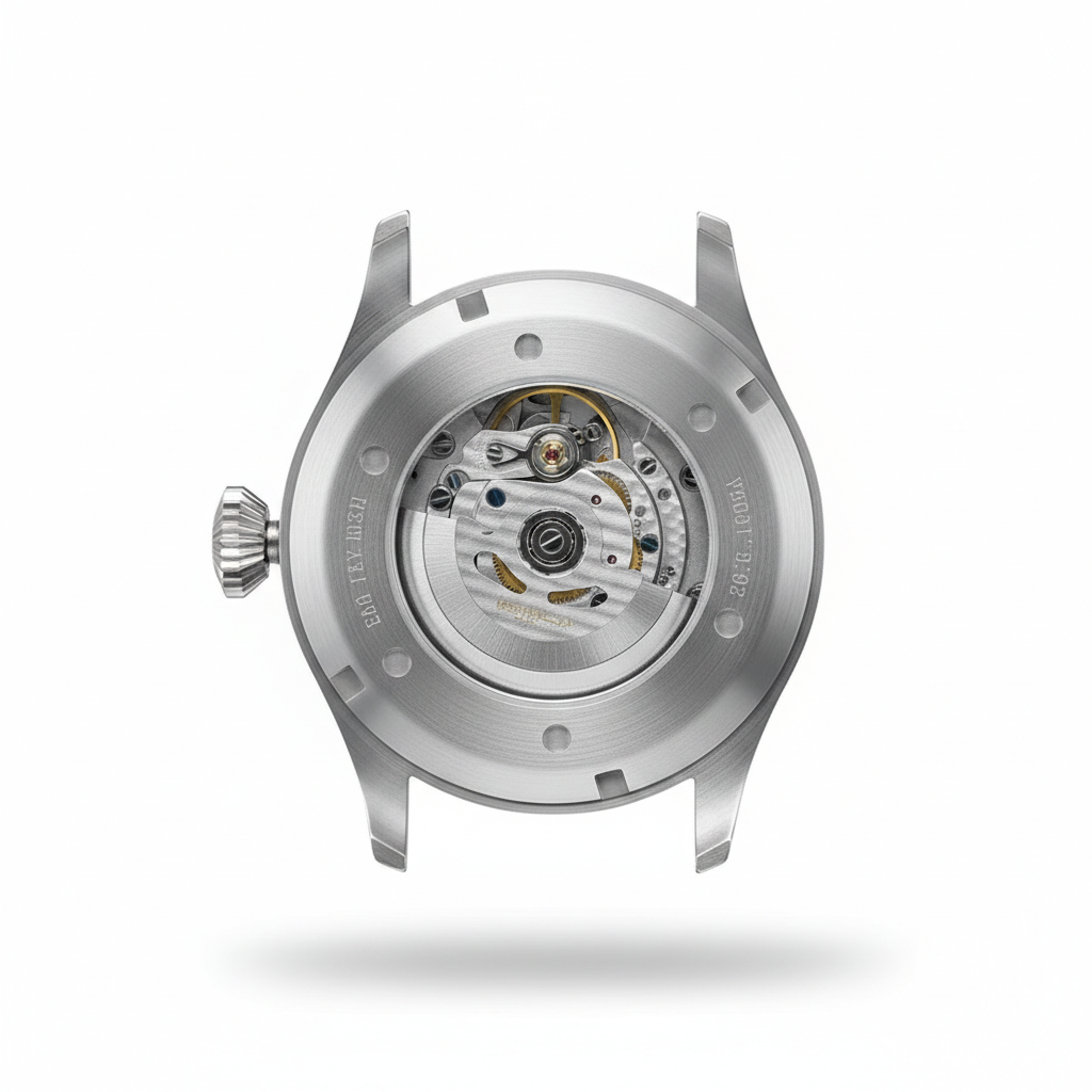 Cronos L6001 - The Ultima - fluted crown, brushed case