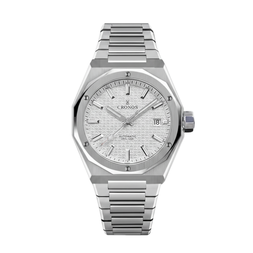 Cronos L6028M - Cronos Au - silver watch front