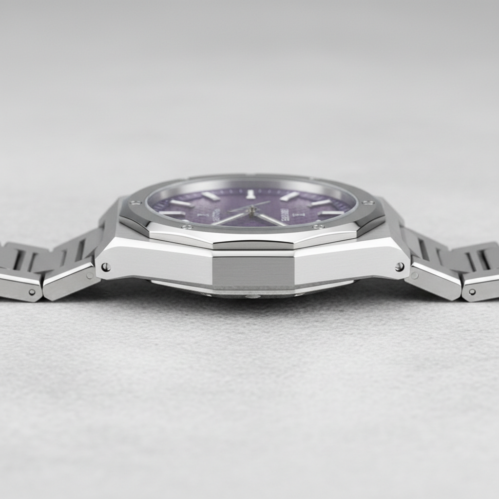 Cronos L6028M - Luxury Cr - side profile case bracelet