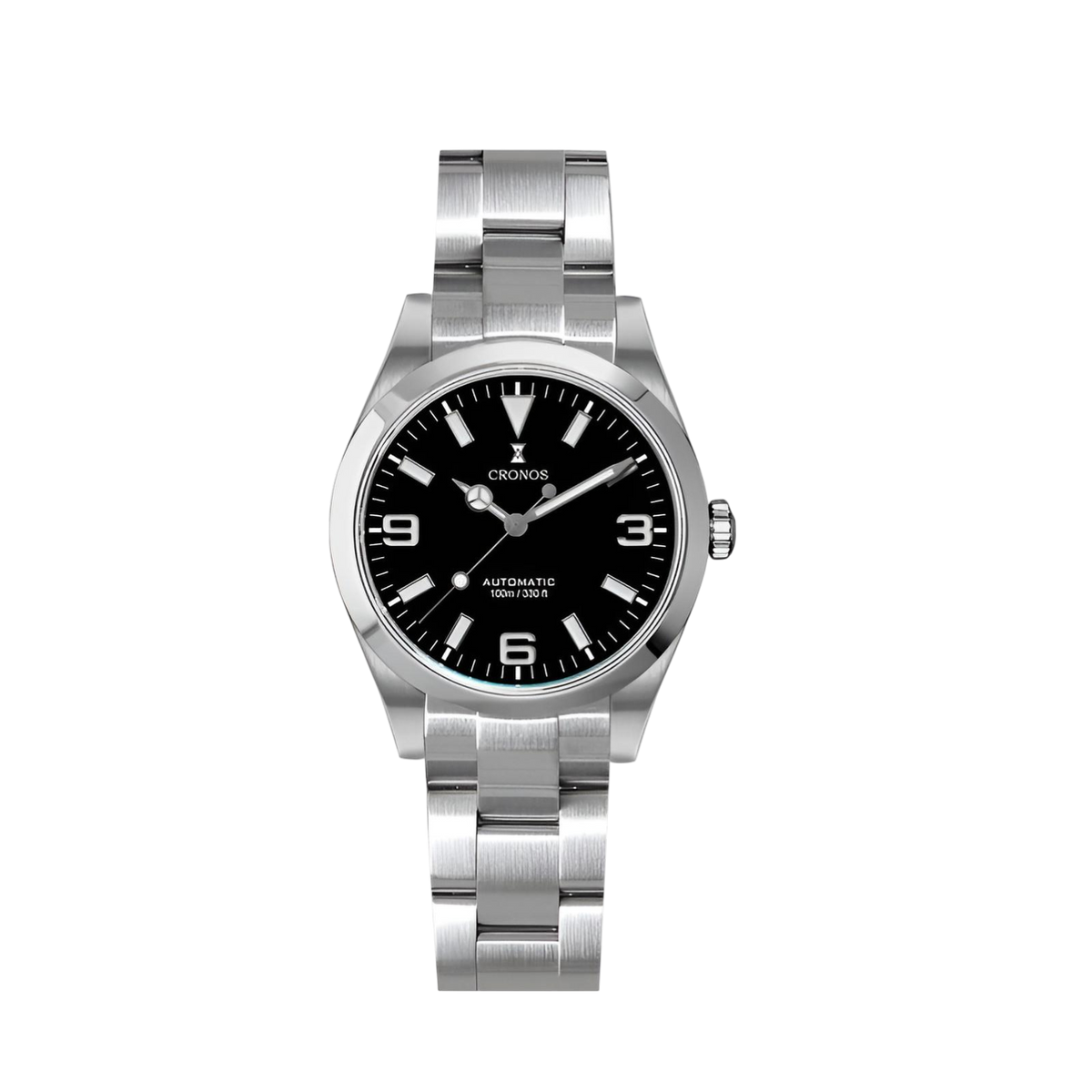 Cronos L6031 - Cronos Spo - black dial, isolated front