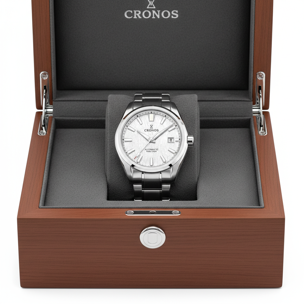 Cronos L6040 - cronos aut - watch in wooden box