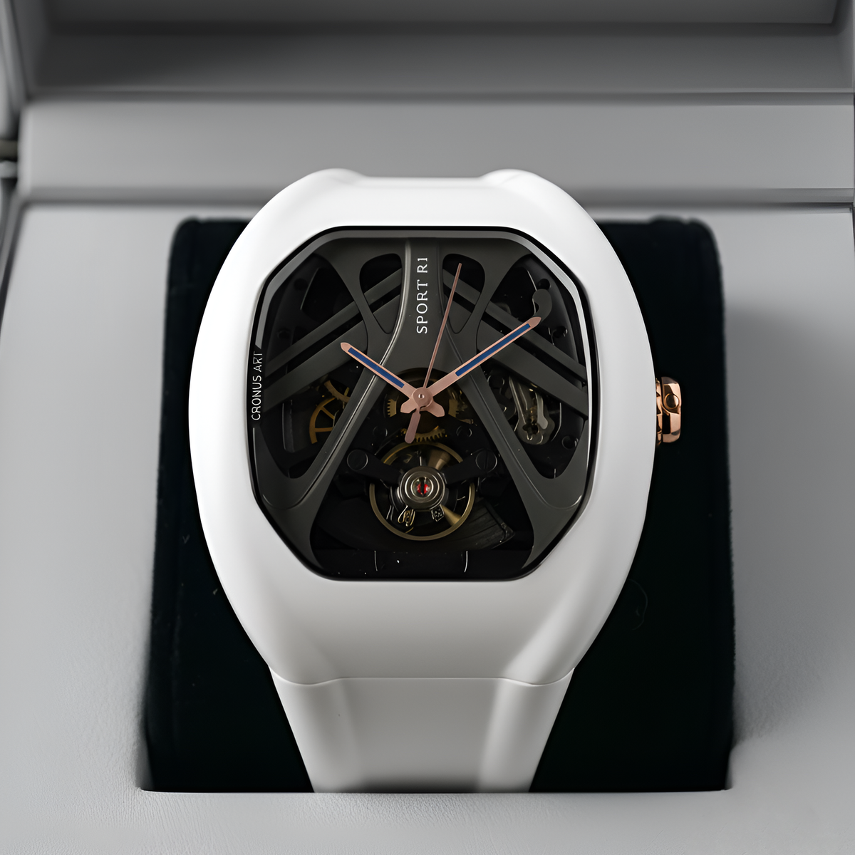 CRONUSART R1-002 - Men’s - white, rose gold, grey