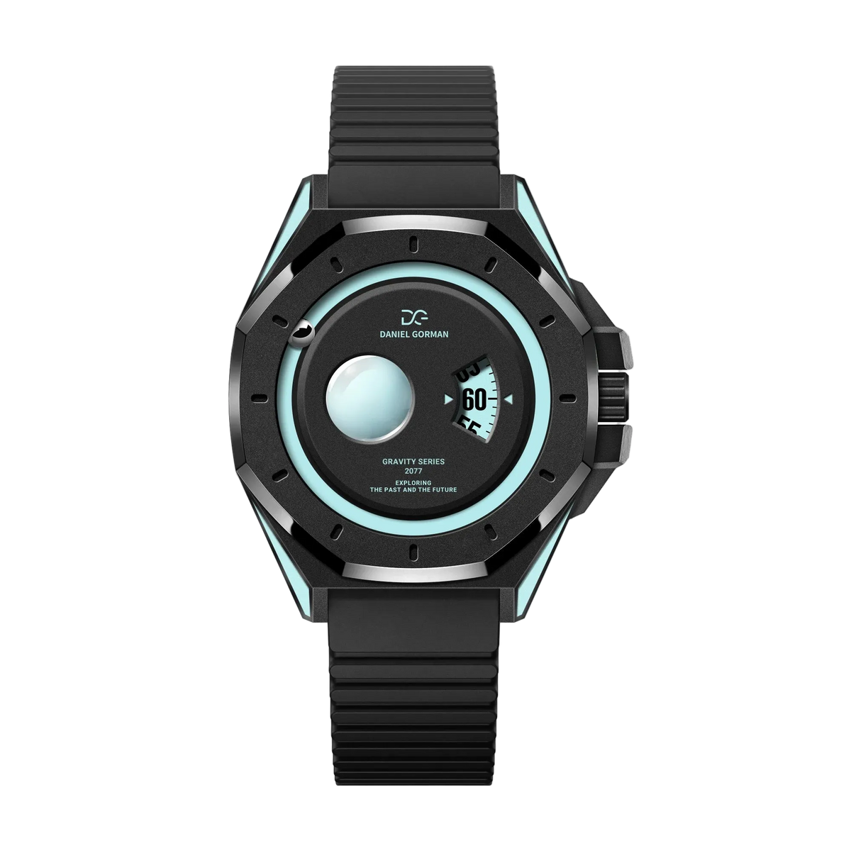 Daniel Gorman DG0132 - Men's Quartz Watch - front, light blue