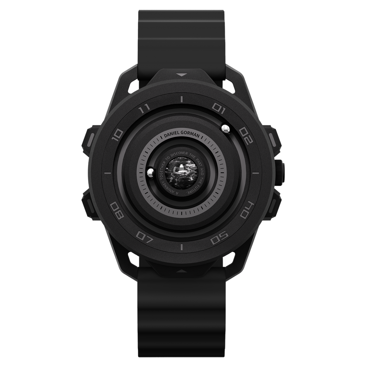 n DG0525KK - full frontal black intricate dial