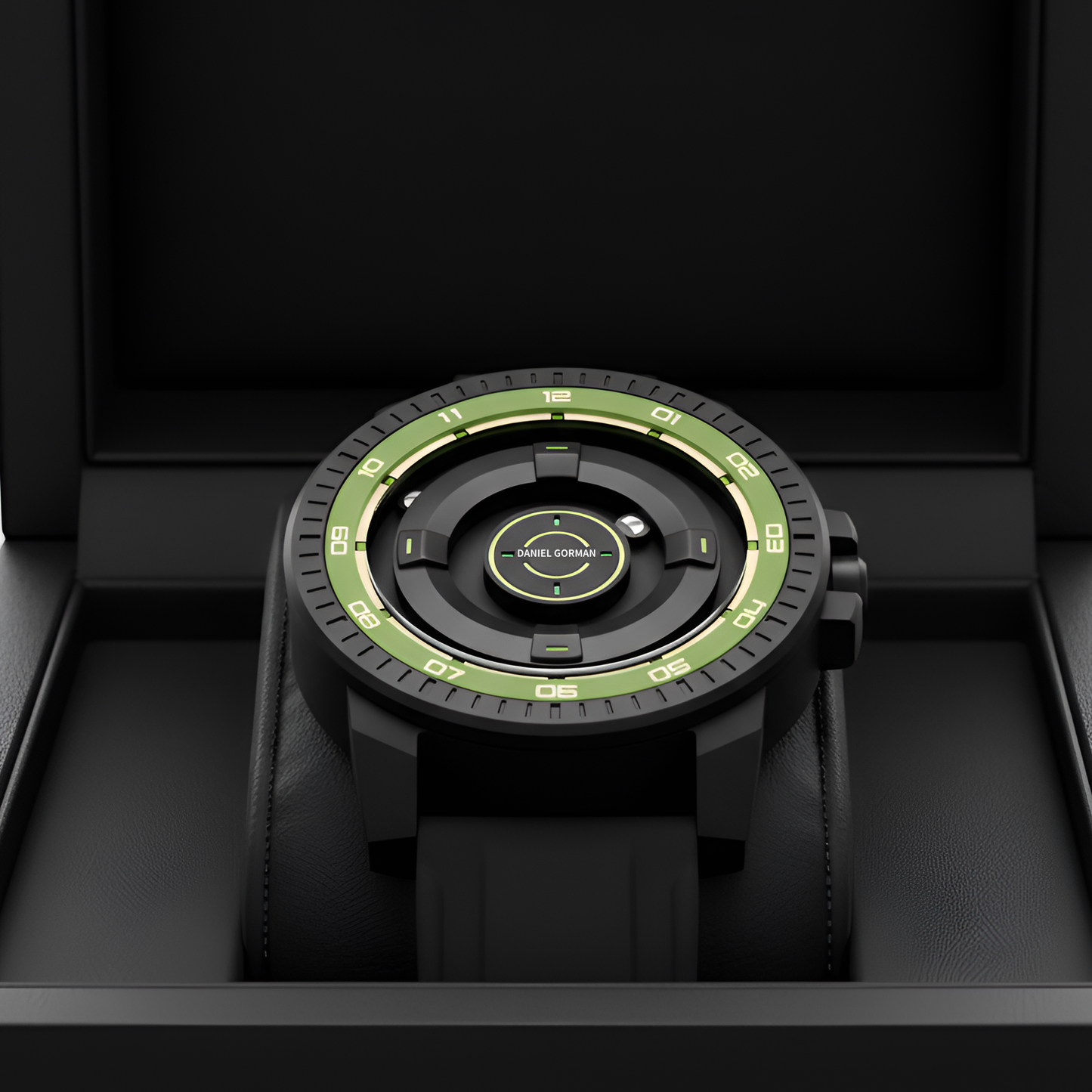 Daniel Gorman DG0221.KKK - watch box, close-up
